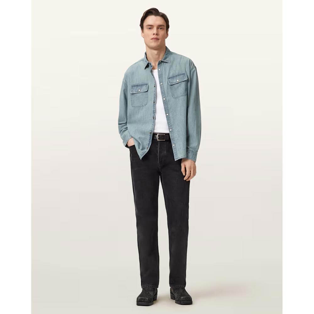 AllSaints Gribbs Long Sleeve Shirt